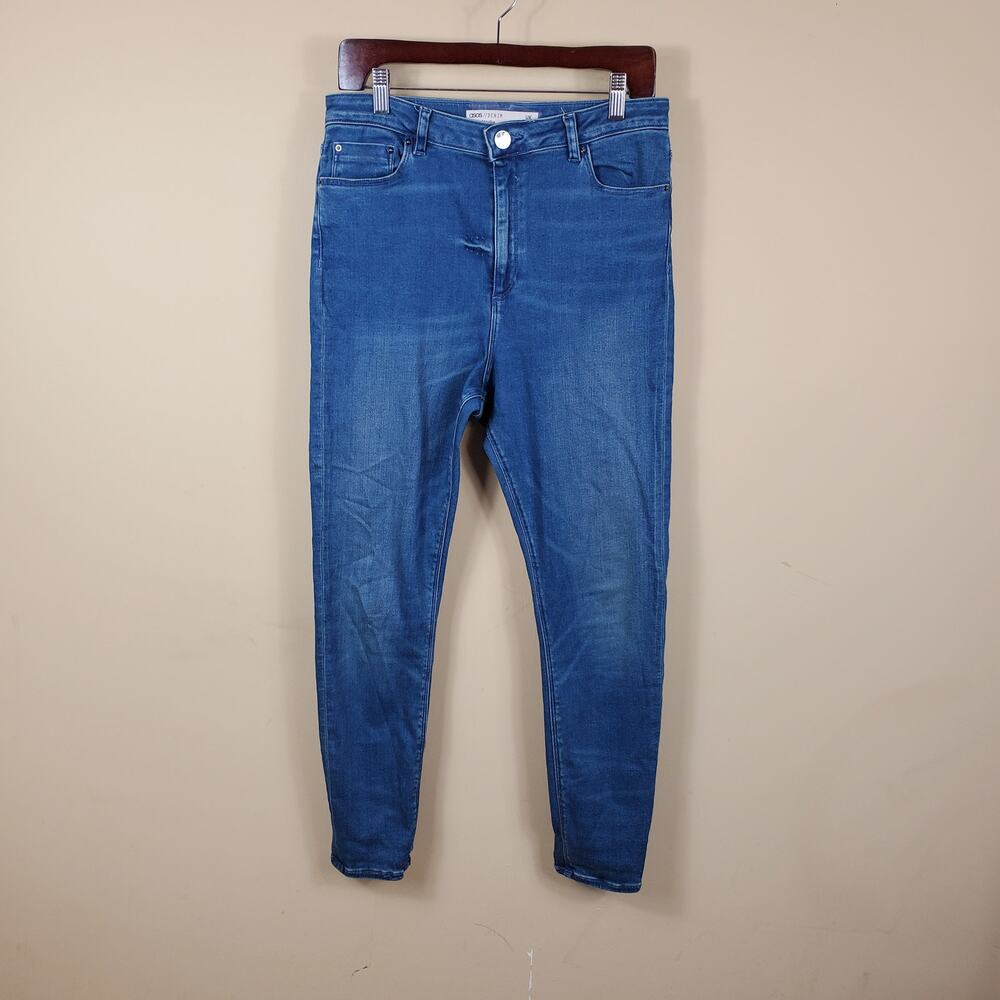 ASOS FARLEIGH High Waisted Slim Mom Jeans Women's Size 32